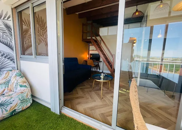 Appartement Cap D'agde T2 4-6 Personnes Mezzanine Vue Piscine Wifi Agde