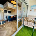 Cap D'agde T2 4-6 Personnes Mezzanine Vue Piscine Wifi Apartmán *